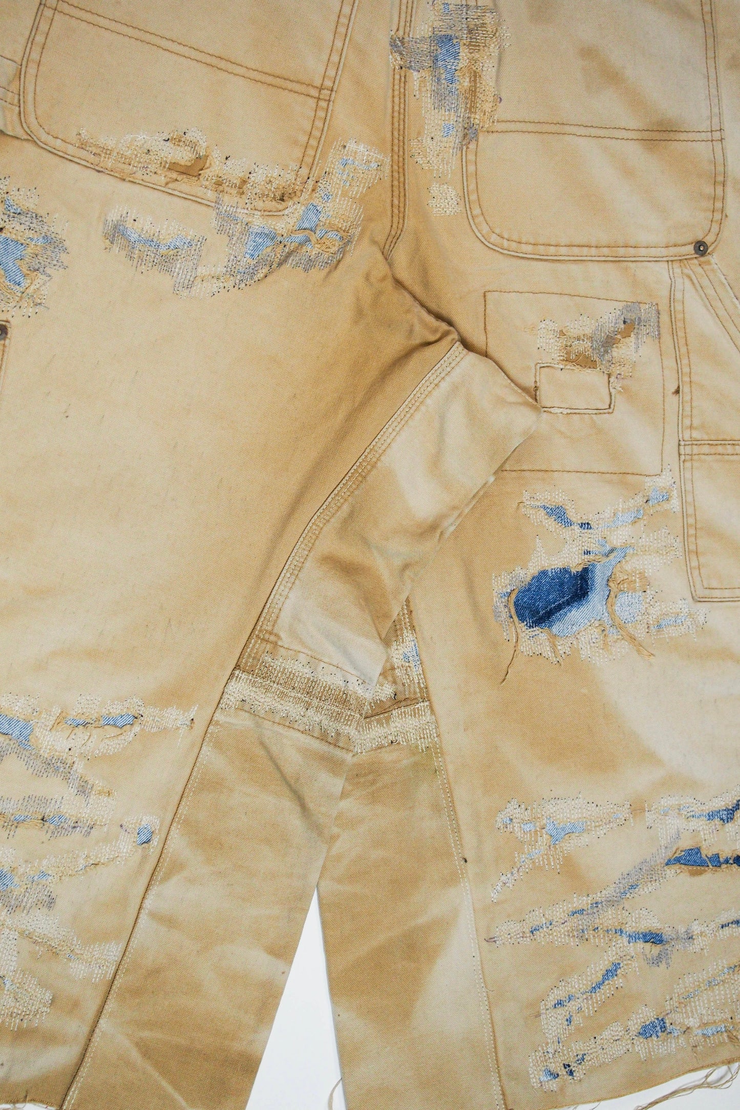 Patchwork Double Knee Pants