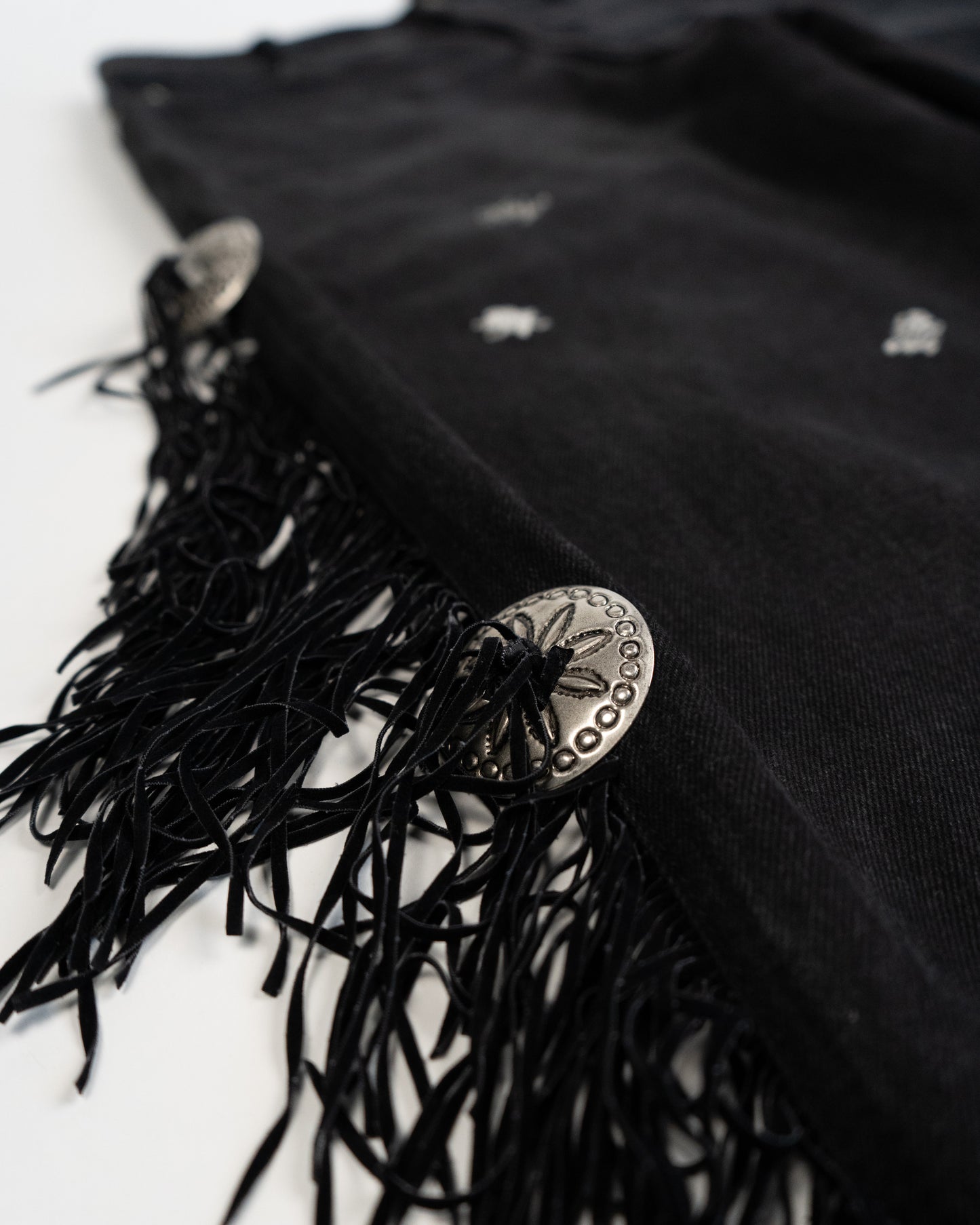 Leather Fringe Tribo Pants