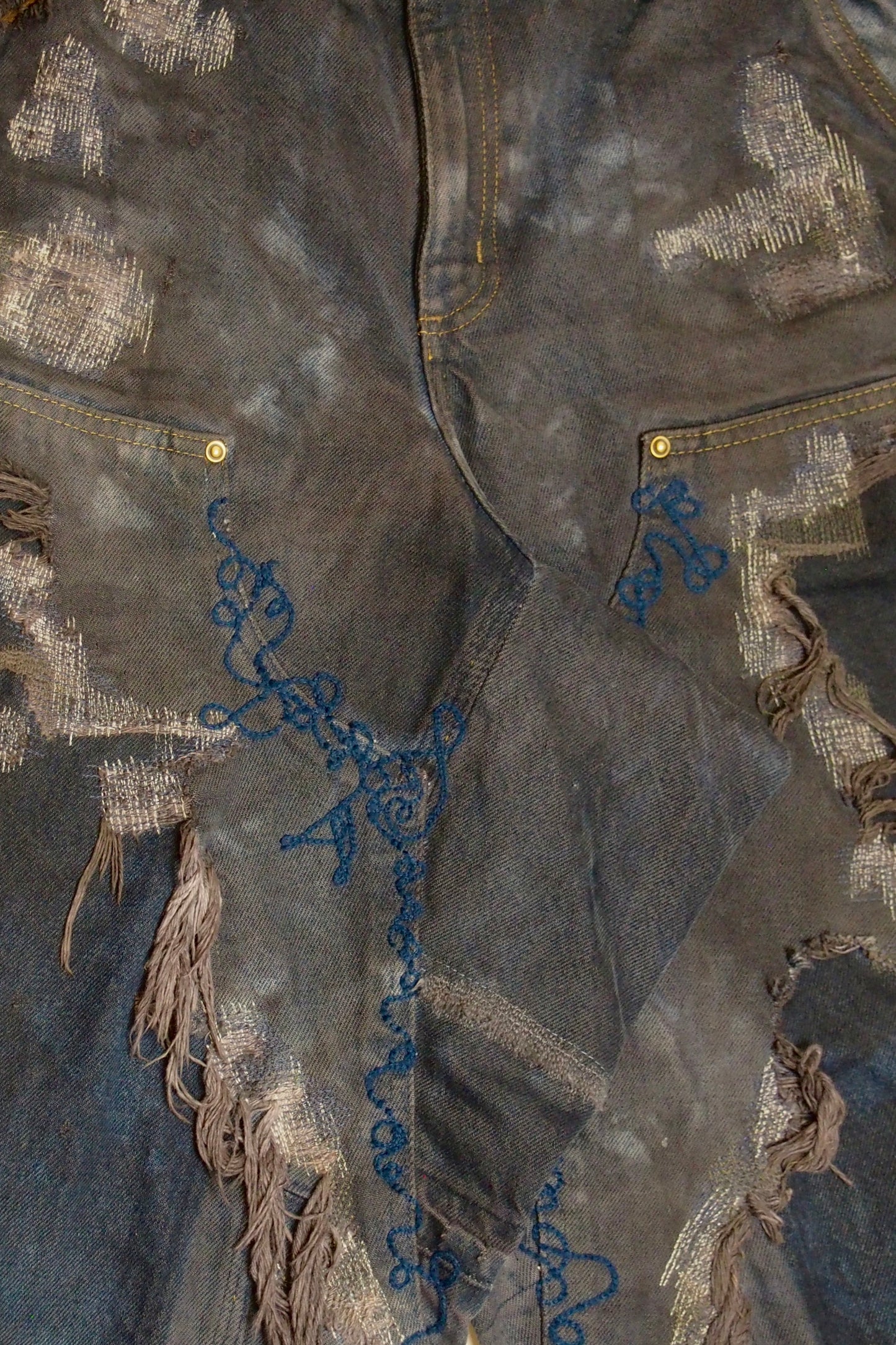 Fringe Double Knee Pants