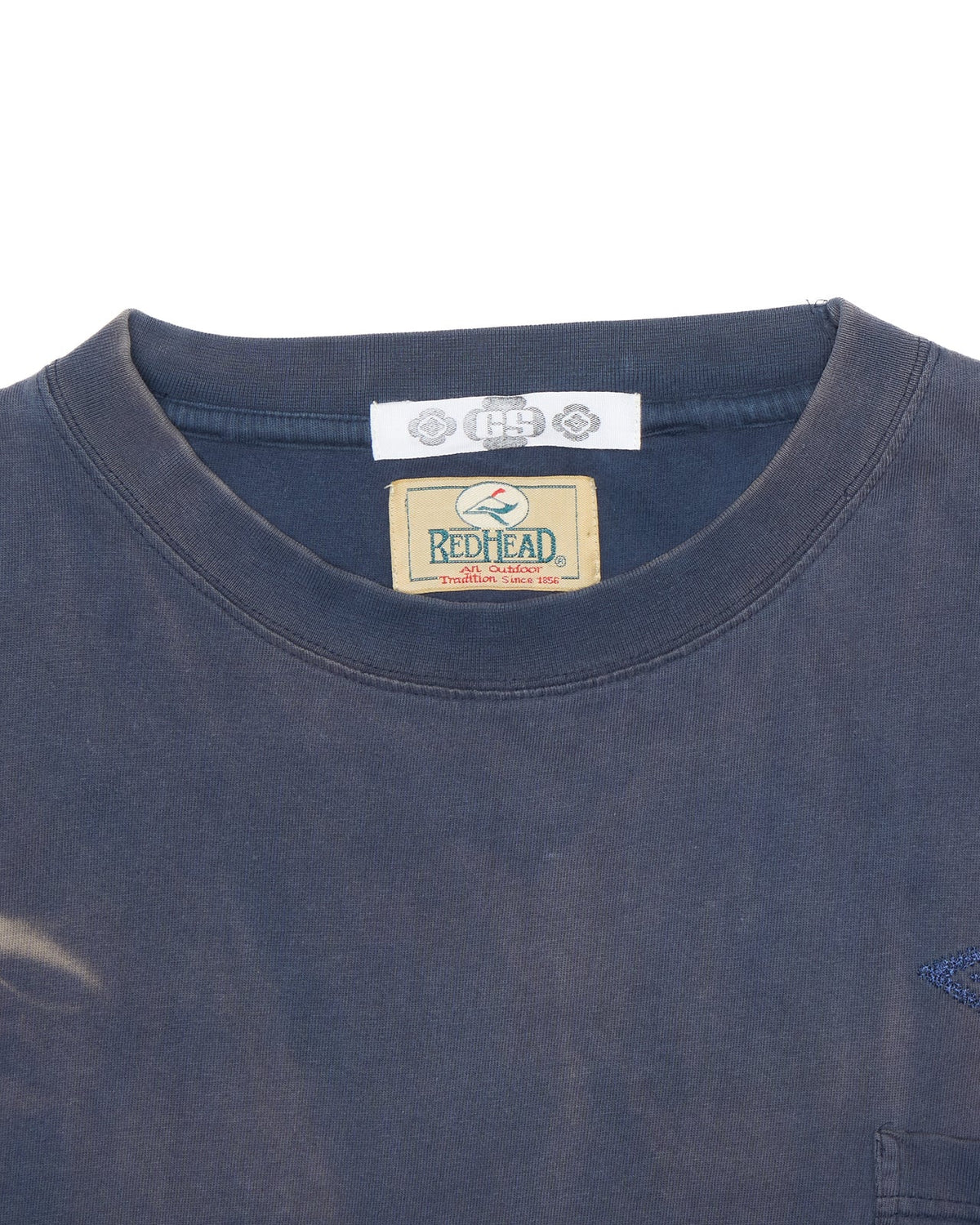 Denim Dealer x Knock Twice™ GS Navy Sunfaded Oversized Crest Tee