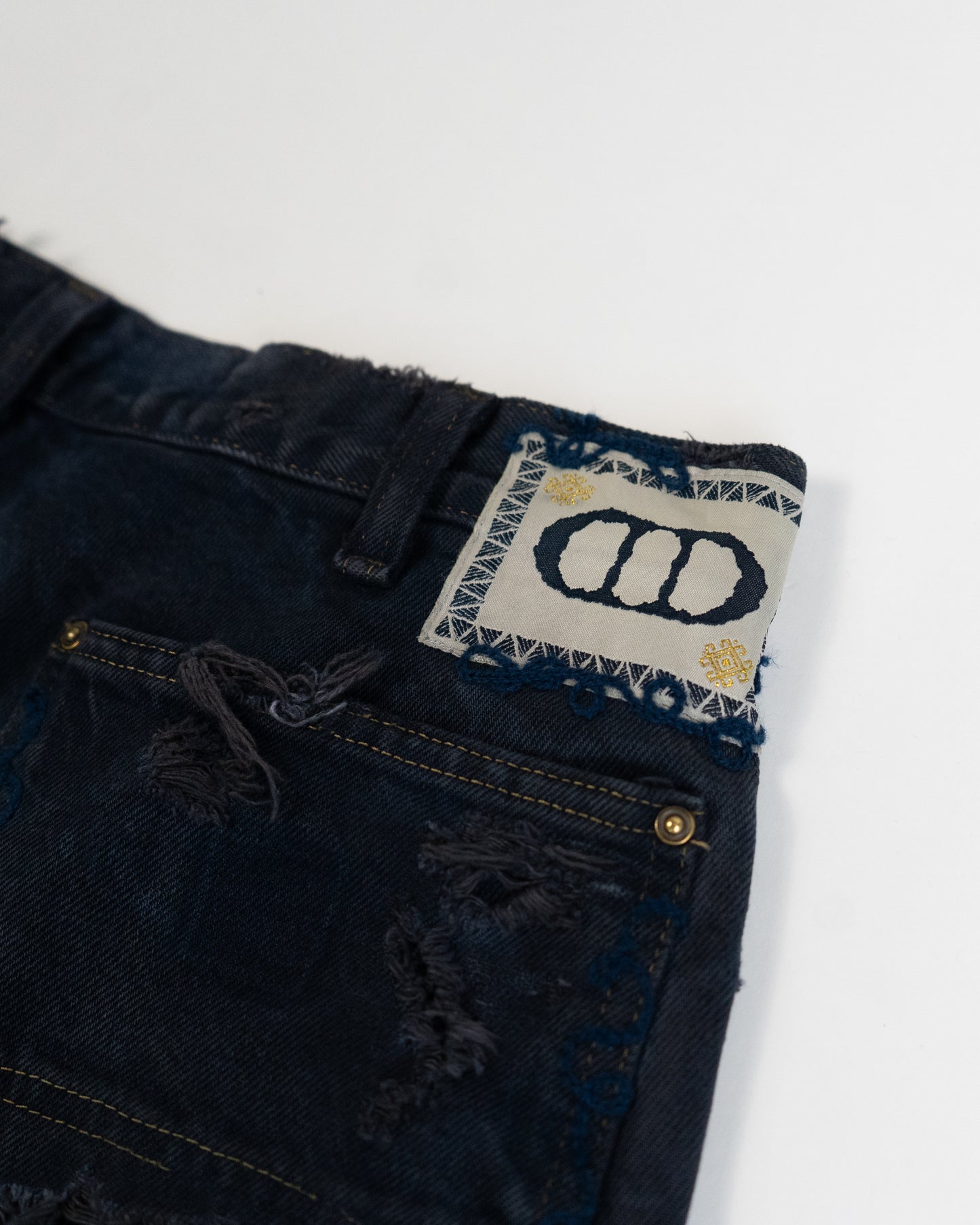 Fringe Double Knee Pants