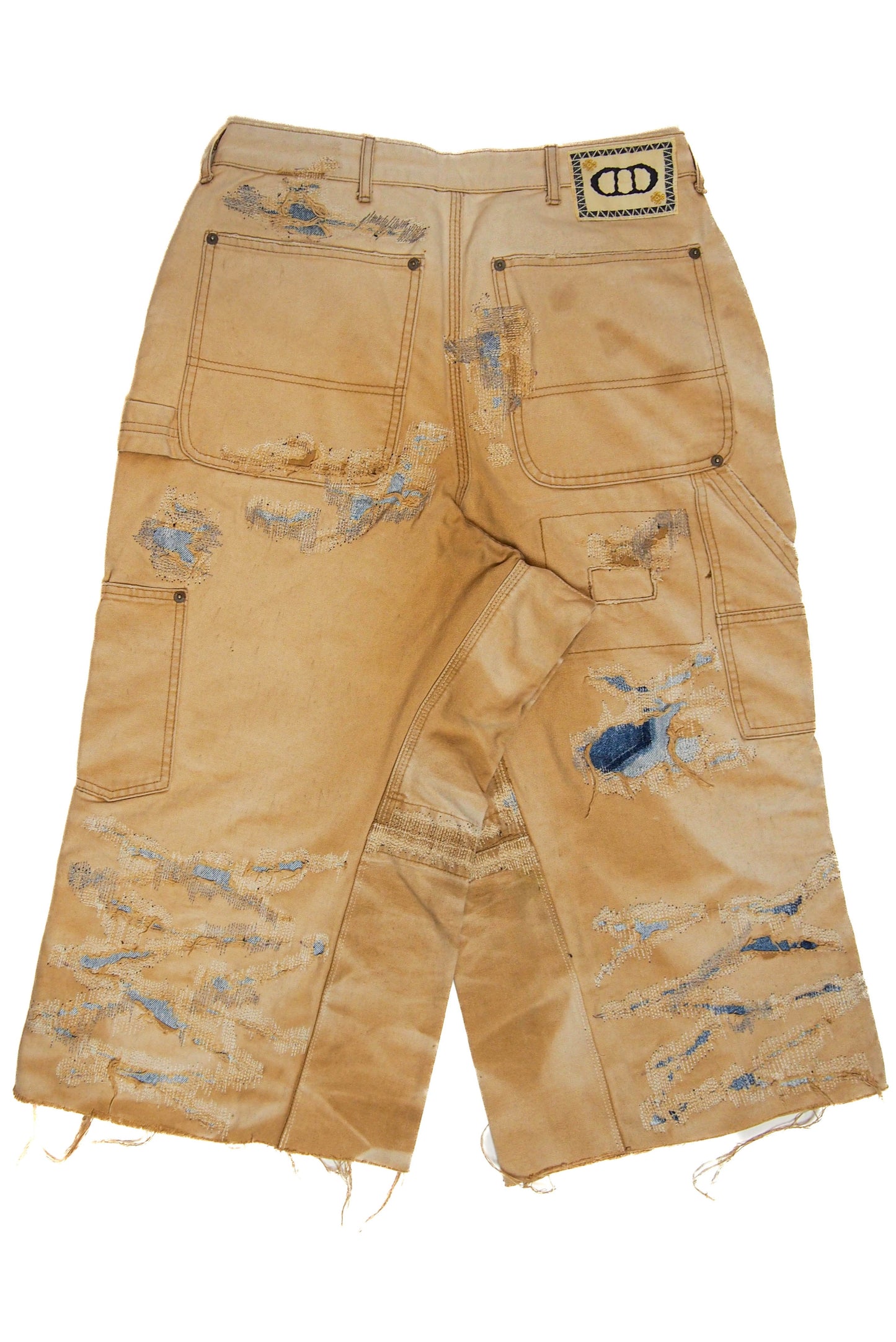 Patchwork Double Knee Pants